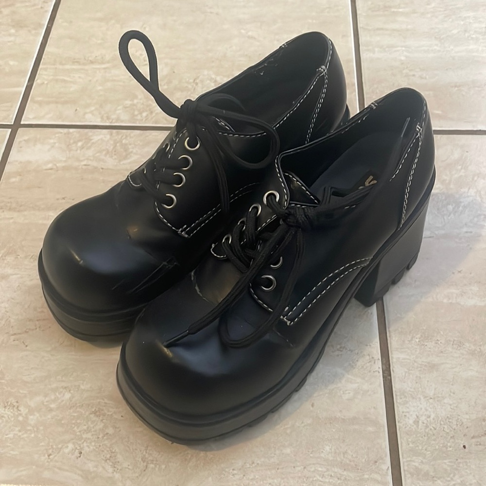 Vintage Soda Platform Shoes Sz 6.5